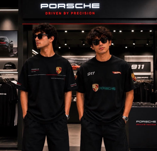 *COMBO OFFER*
Porsche 911 Heritage Black + Porsche 911 Oversized Tee Black