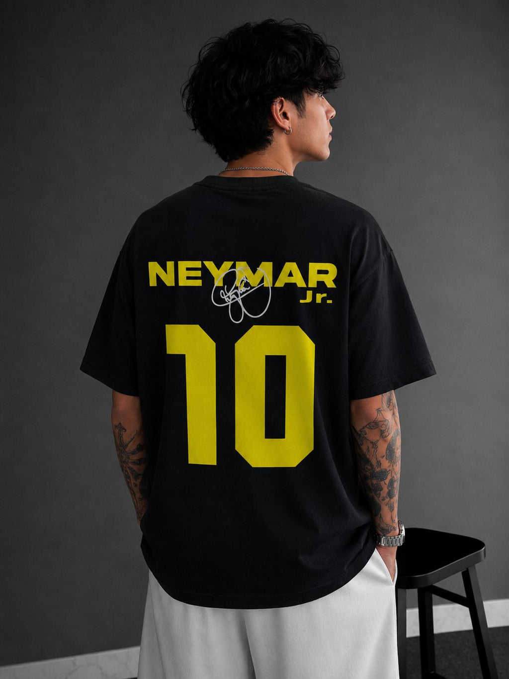 Neymar Jr. 10 Oversized Football T-Shirt