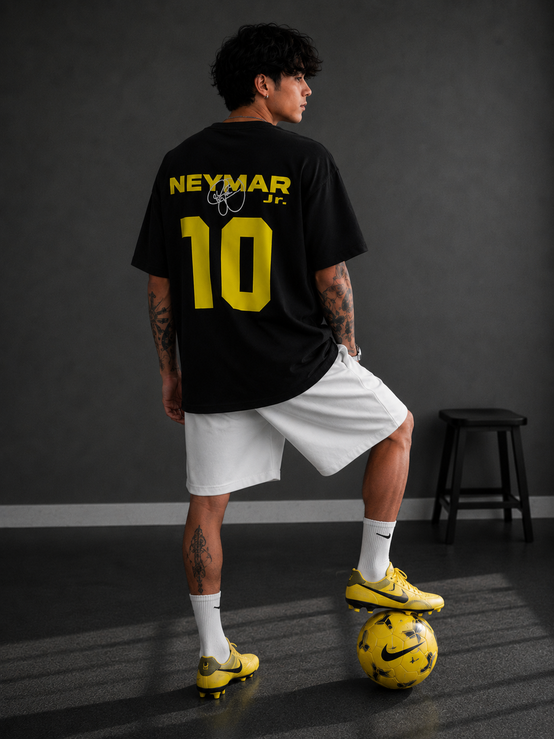 Neymar Jr. 10 Oversized Football T-Shirt