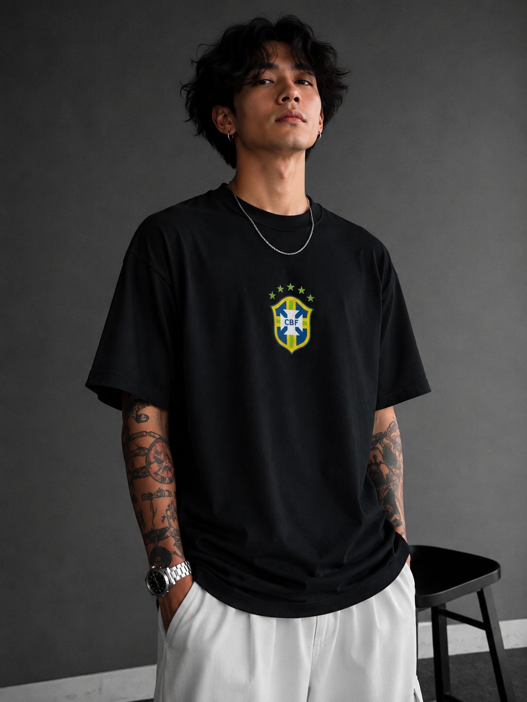Neymar Jr. 10 Oversized Football T-Shirt