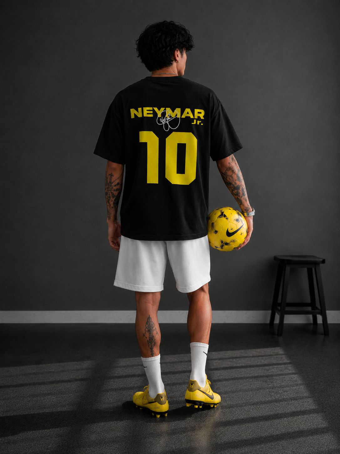 Neymar Jr. 10 Oversized Football T-Shirt