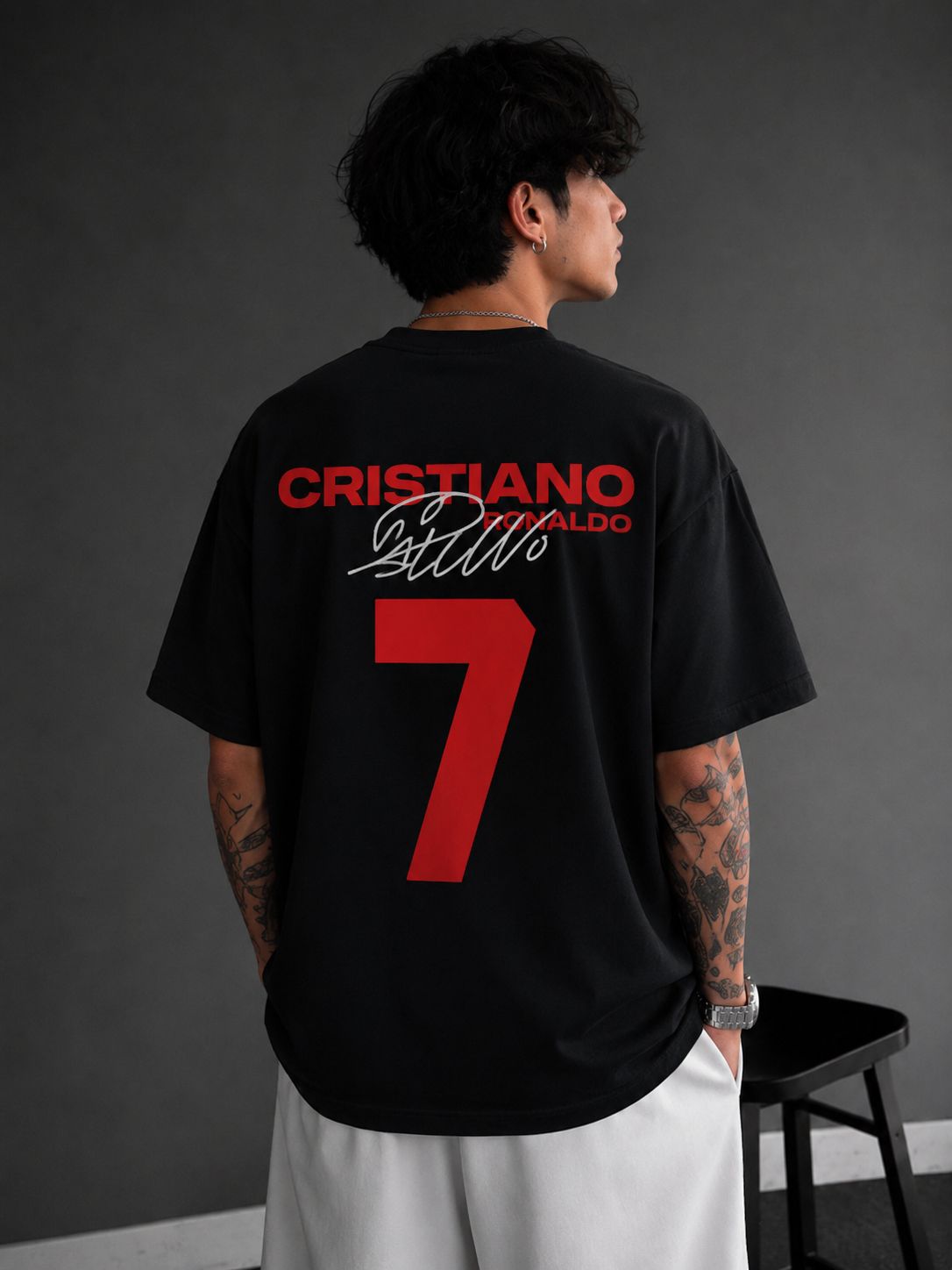Portugal Cristiano 7 Oversized T-Shirt