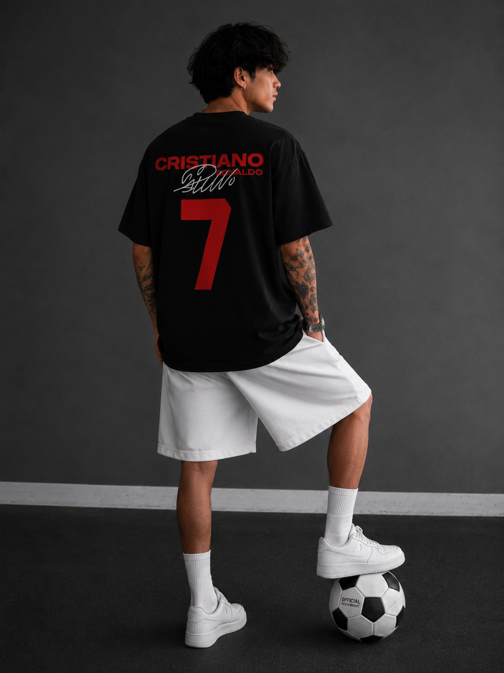 Portugal Cristiano 7 Oversized T-Shirt