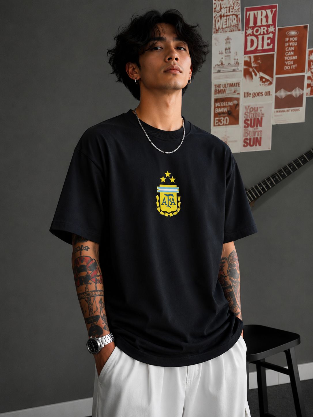 Messi 10 Oversized Football T-Shirt