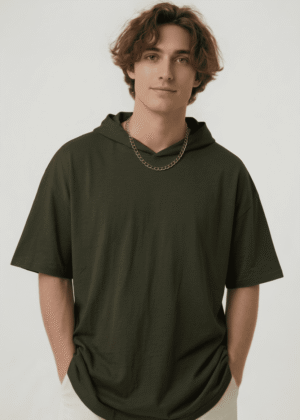 Premium Men’s Hooded Oversized T-Shirt