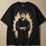 Jack Homme "Visionary 09" Luxury Oversized Graphic T-Shirt